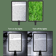 8039-5 LED Light Multifunctional Charging Hanging Neck Handheld Reading Magnifying Glass(Black)