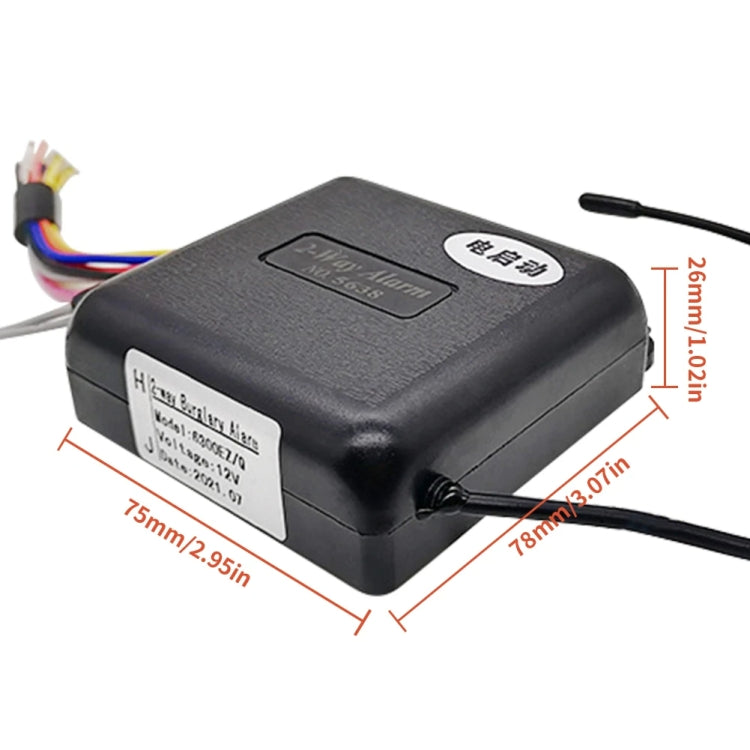 Two-Way Dual Remote Control Vibration Motorcycle Anti-Theft Device(YL-B011)