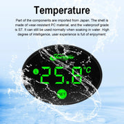 Morfayer Locomotive Multi-function Voltmeter, Green, Specification: 4 in 1 With 7 Color Aperture