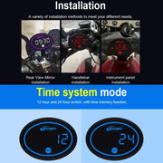 Morfayer Locomotive Multi-function Voltmeter, Red, Specification: Voltmeter Function