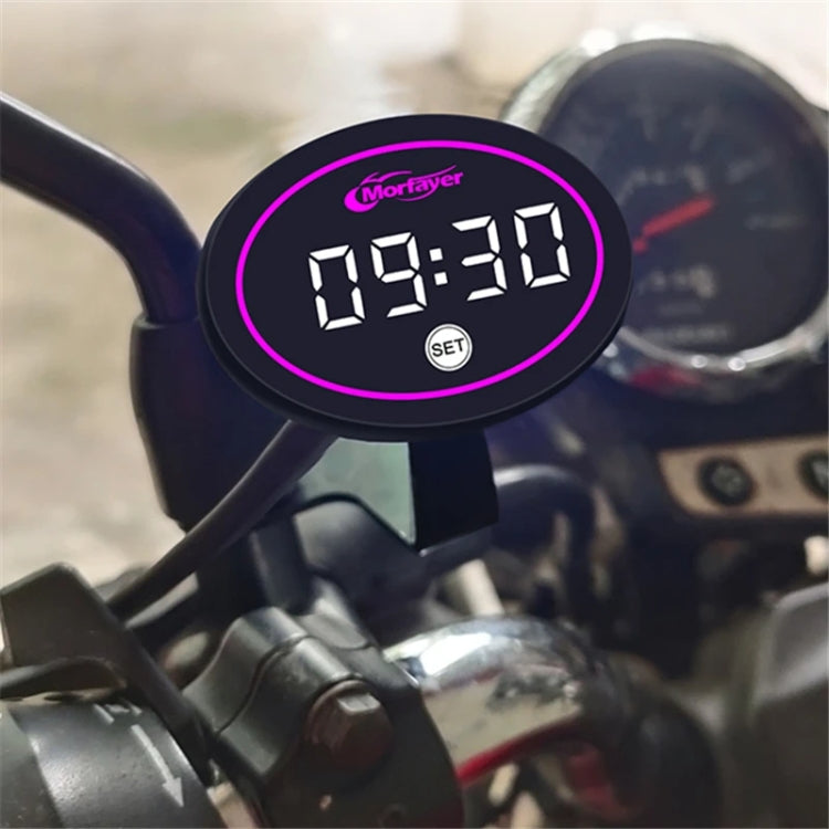Morfayer Locomotive Multi-function Voltmeter, Green, Specification: 4 in 1 With 7 Color Aperture