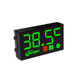Compact LED Digital Display Time Voltmeter, Specification: 2 in 1 Temperature Green - Electrical Instruments by PMC TechLife | Online Shopping South Africa | PMC TechLife | Buy Now Pay Later Mobicred