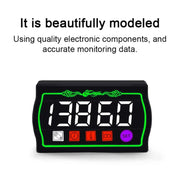 4 in 1 Ambient Temperature Gauge Morfayer Locomotive Intelligent Multi-function Tachometer