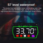 5 in 1 Ambient Temperature Tachometer Morfayer Locomotive Intelligent Multi-function Tachometer