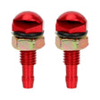 2pcs /Set Automotive Glass Washer Sprayer Aluminum Cap Nozzle(Red) - Windscreen Wipers by PMC TechLife | Online Shopping South Africa | PMC TechLife | Buy Now Pay Later Mobicred