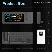 Perpetual Calendar Weather Forecast Color Screen Digital Display Projection Clock(USB)