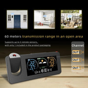 Perpetual Calendar Weather Forecast Color Screen Digital Display Projection Clock(USB)