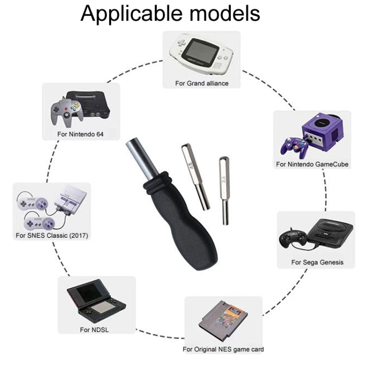 For N64/NGC/SFC Game Console Disassembly Hardware Tools Screwdriver Accessories, Model: 4.5mm Sleeve