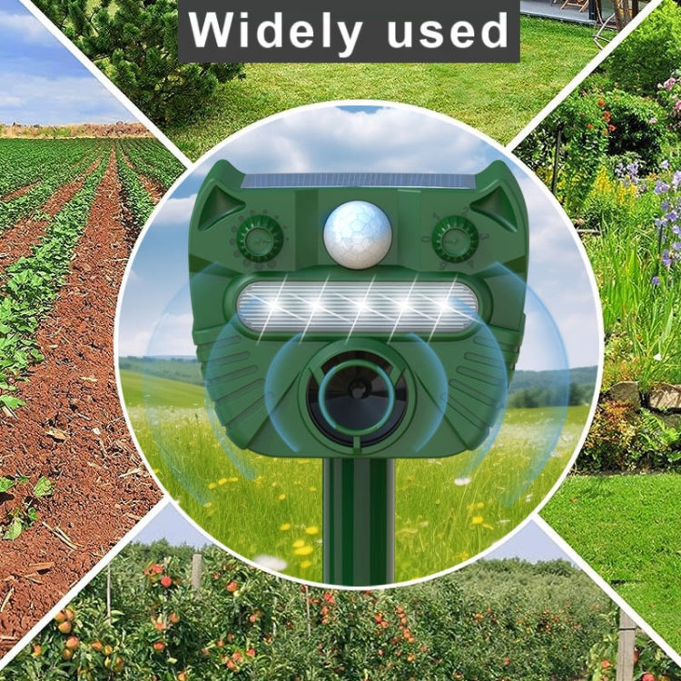 Outdoor Solar Animal Driving Device Ultrasonic Water-resistant Infrared Sensor