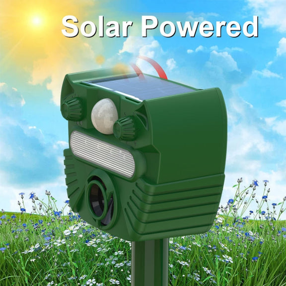 Outdoor Solar Animal Driving Device Ultrasonic Water-resistant Infrared Sensor