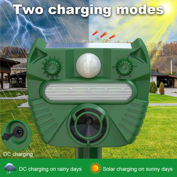 Outdoor Solar Animal Driving Device Ultrasonic Water-resistant Infrared Sensor