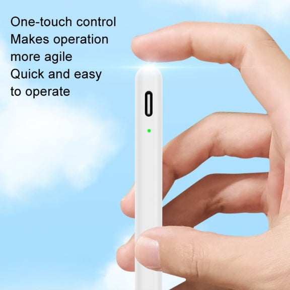 Fast Charge+Touch Switch+Bluetooth Function Anti-false Touch Capacitive Pen for iPad 2018 or Later(Black)