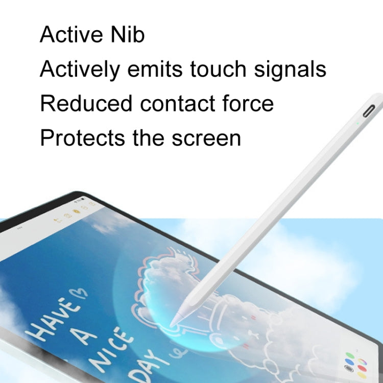 Fast Charge+Touch Switch+Bluetooth Function Anti-false Touch Capacitive Pen for iPad 2018 or Later(Pink)