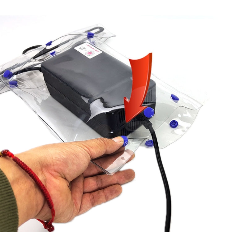 Battery Car Charger Plug Plate Rain Cover, Specification: Set