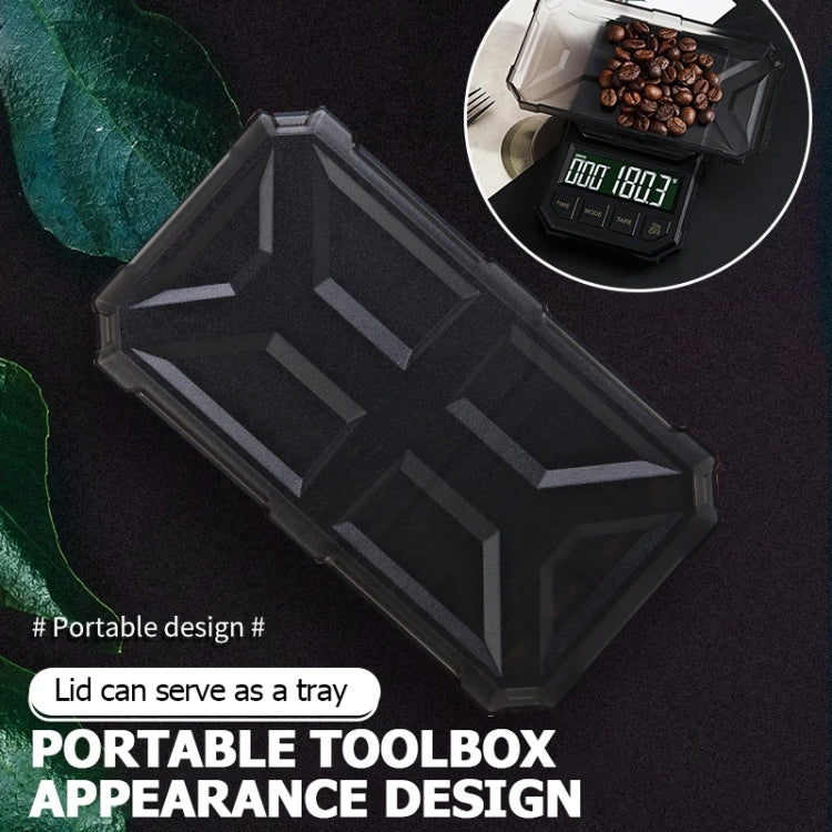 Battery Model 1kg/0.1g Portable Toolbox Digital Scale Jewelry Weighing Tool with Timing