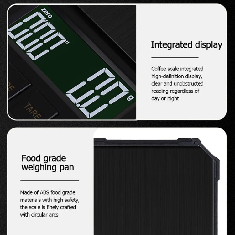 Battery Model 2kg/0.1g Portable Toolbox Digital Scale Jewelry Weighing Tool with Timing
