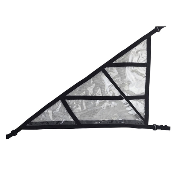SUV Ceiling Storage Net Car Roof Mesh Storage Bag Suitable For 3-handle Models, Specification: Transparent PVC+Reinforcement Webbing
