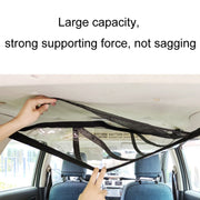 SUV Ceiling Storage Net Car Roof Mesh Storage Bag Suitable For 3-handle Models, Specification: Transparent PVC+Reinforcement Webbing