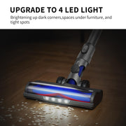 Anti-winding Direct Drive Brush Motor Head with LED Light For Dyson V6