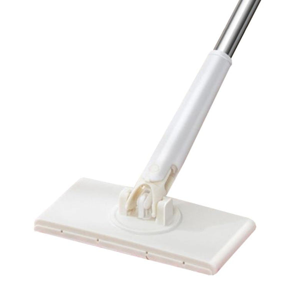Washcloth Small Mop Lazy Person Hand-Free Automatic Paper Change Mini Floor Cleaner(White)