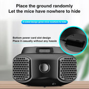 219 Intelligent Ultrasonic Multi-dimensional Frequency Conversion Home Indoor Mouse Repeller(Black)