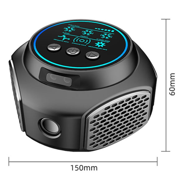 219 Intelligent Ultrasonic Multi-dimensional Frequency Conversion Home Indoor Mouse Repeller(Black)