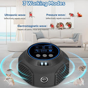 219 Intelligent Ultrasonic Multi-dimensional Frequency Conversion Home Indoor Mouse Repeller(Black)