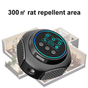 219 Intelligent Ultrasonic Multi-dimensional Frequency Conversion Home Indoor Mouse Repeller(Black)