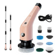Cordless Electric Spin Scrubber Extension Handle with 7 Replacement Heads(Rose Gold) - free shipping - PMc TechLife - Order now!