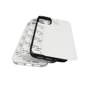 For iPhone 15 10PCS 2D Blank Sublimation Phone Case(Black)