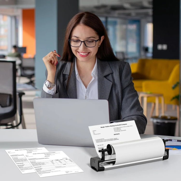 Phomemo 2 Rolls A4 Thermal Paper  Use With M08F Printer Holder For M832/M833/M834/M835/P831/Q302 Printer