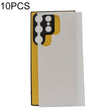 For Samsung Galaxy S24 10pcs Thermal Transfer Glass Phone Case(Black) - Galaxy S24 5G Cases by PMC Jewellery | Online Shopping South Africa | PMC Jewellery | Buy Now Pay Later Mobicred