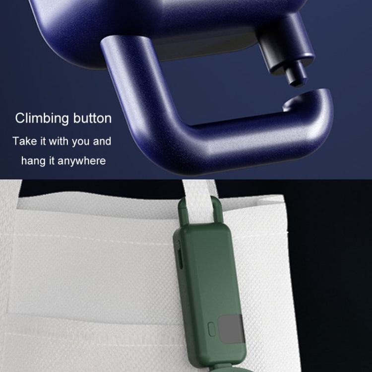 Portable Digital Display Hanging Neck Mute Small Fan USB Charging Handheld Foldable Fan(White)