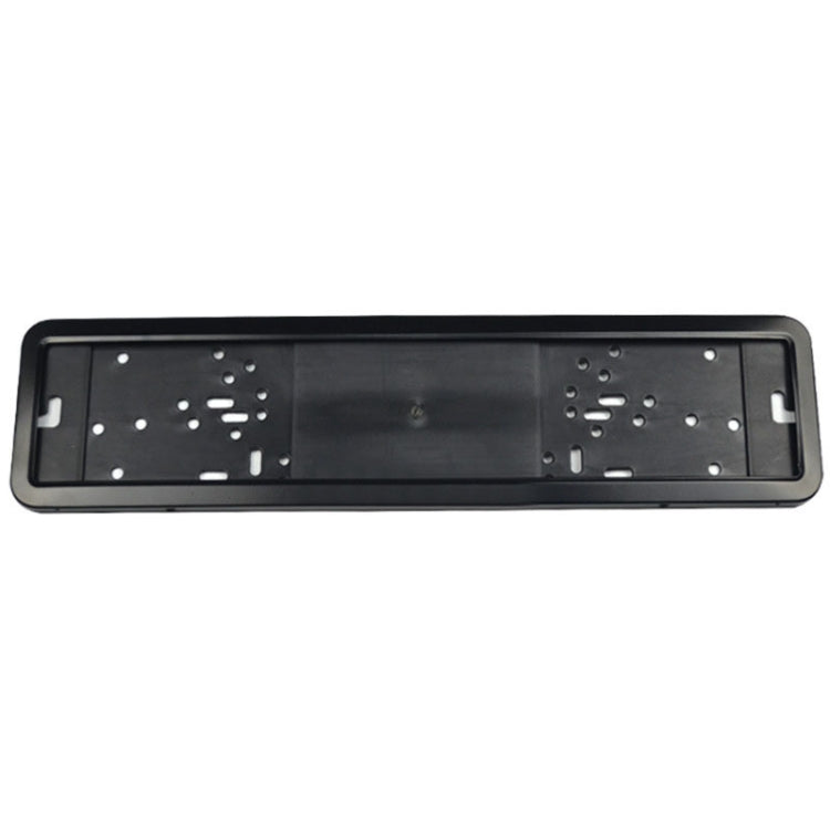 European/Russian/Ukrainian Stainless Steel License Plate Frame(Spray Black)