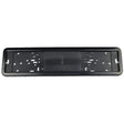 European/Russian/Ukrainian Stainless Steel License Plate Frame(Spray Black) - License Plate Covers & Frames by PMC TechLife | Online Shopping South Africa | PMC TechLife | Buy Now Pay Later Mobicred