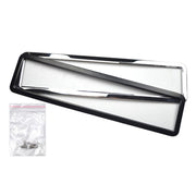 European/Russian/Ukrainian Stainless Steel License Plate Frame(8K Mirror)