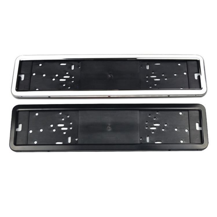 European/Russian/Ukrainian Stainless Steel License Plate Frame(8K Mirror)