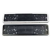 European/Russian/Ukrainian Stainless Steel License Plate Frame(8K Mirror)
