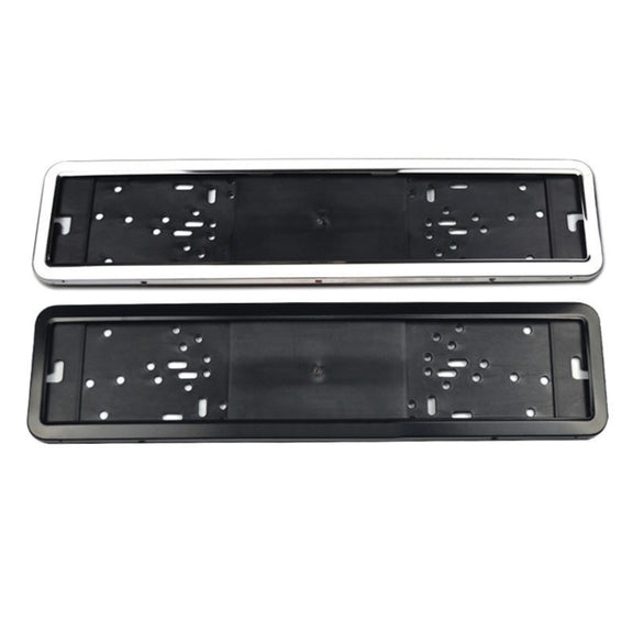 European/Russian/Ukrainian Stainless Steel License Plate Frame(8K Mirror)