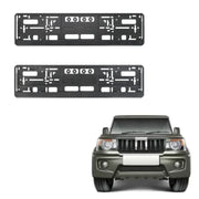 European Standard Single-strip Plastic License Plate Frame, Specification: Carbon Pattern