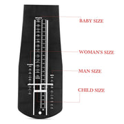 US Size Children Adults Home Use Universal Foot Measuring Instrument(Black)