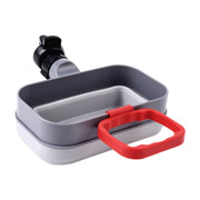 2 in 1 Car Fries Sauce Rack Air Vent Storage Box(Gray White)
