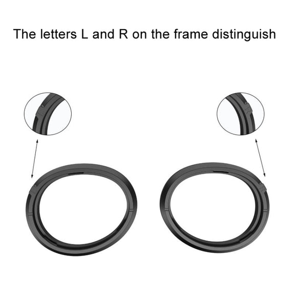 For Apple Vision Pro Magnetic Frame VR Glasses Smart Accessories, Style: 1.61 Refractive Index Frame+300 Degree Anti-blue Light Lens