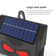 Outdoor Ultrasonic Solar Mouse Repeller LED Flash Animal Repeller(SJZ059)