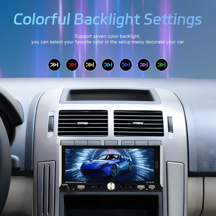 Single Spindle 6.9 inch MP5 With Knob Player Carplay Function Car MP4 Backup Camera, Specification: Standard