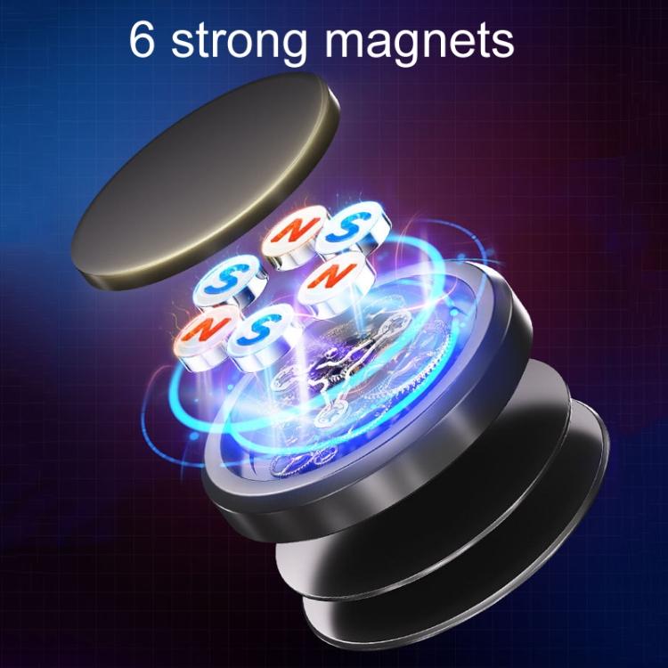 D35 Zero Gravity Car Steering Wheel Phone Navigation Mount Sticky Metal Magnetic Holder