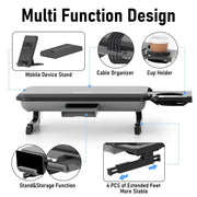 Oimaster Monitor Stand Riser Adjustable Height Laptop Bracket With Storage Drawer, Spec: Upgrade