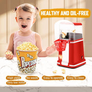 1200W Basket Popcorn Machine Electric Automatic Corn Popper 220V EU Plug