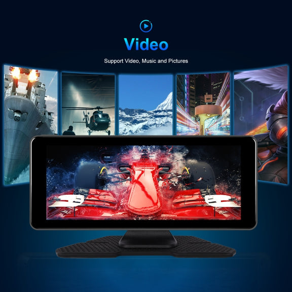 6.86 Inch 4KDVR Smart Screen Player, Specification: Standard+64G Memory Card
