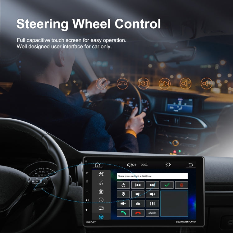 9 Inch Disassembly Screen MP5 Player Android Wireless CarPlay Reversing Image Integrated Machine(Standard)